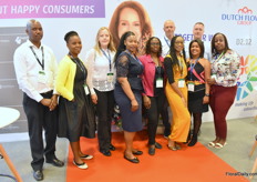 The team of the Dutch Flowers Group was of course also present at the show.